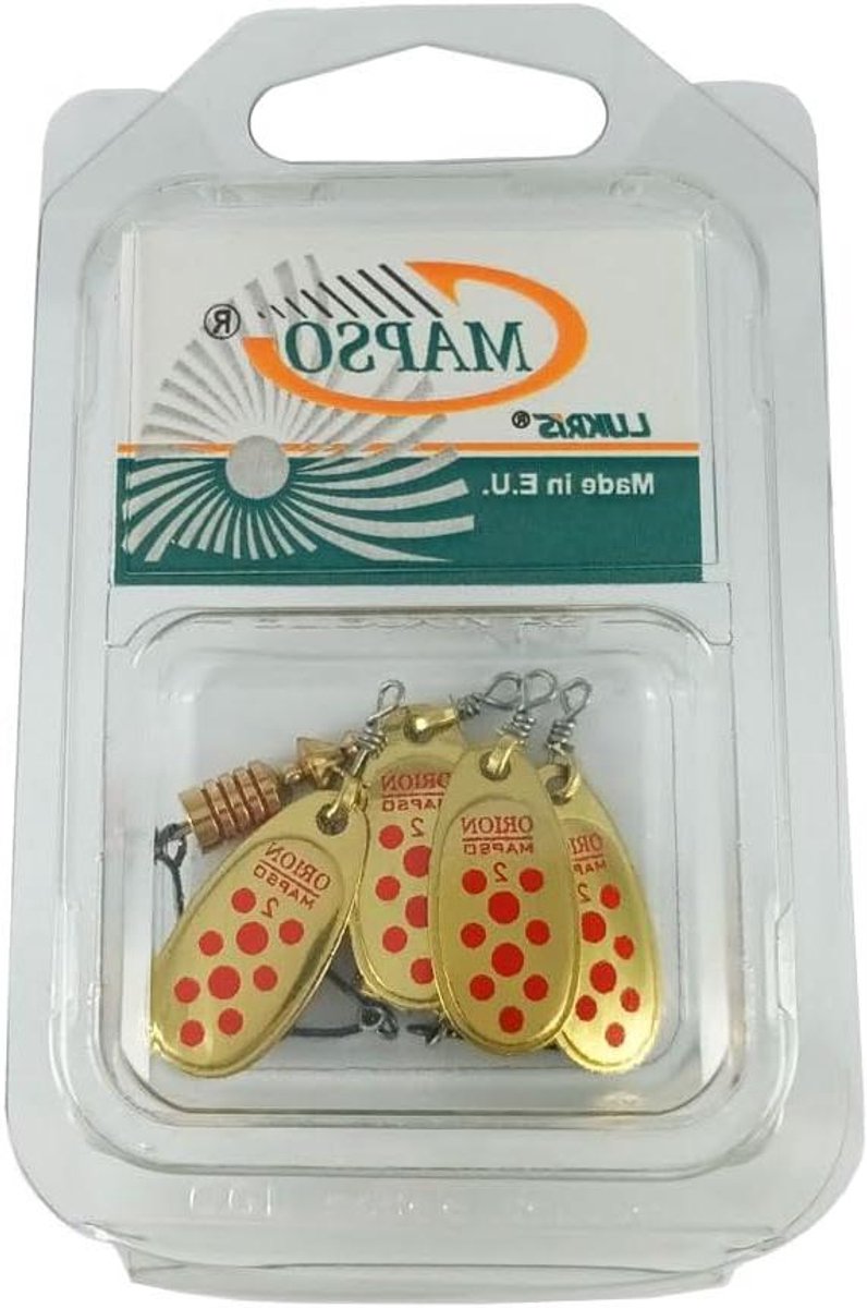 Vis Lepel - Vliegen Imitatie - Vissen - 45 Graden Schop - 4 Stuks 4.5g - Rood Zilver
