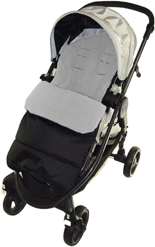 Kinderwagen Voetzak - Baby Slaapzak - Warmte Buiten - Wind- en Waterdicht - 87x40cm - Grijs — afbeelding 4