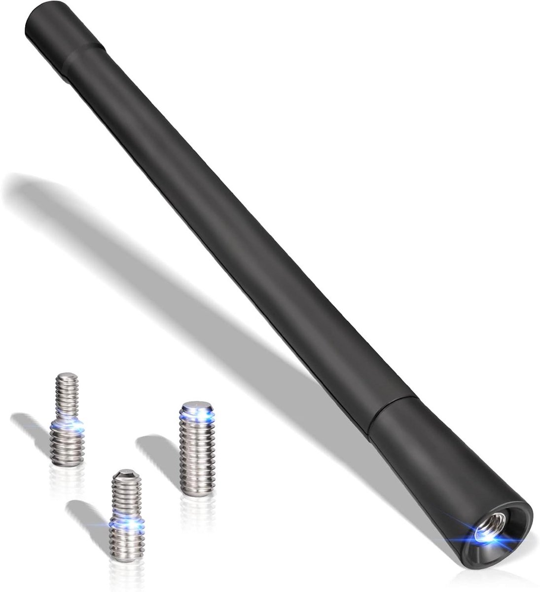 Universele Auto Antenne - Dakantenne FM DAB - Verbeteren Radio Ontvangst - Waterdicht Roestvrij - 17.5 cm - Zwart