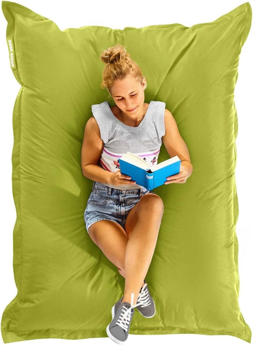 XXL Zitzak - Reuzenzitzak Loungekussen - Ontspannen Buiten - Waterafstotend PVC-Materiaal - 140x180 cm - Groen