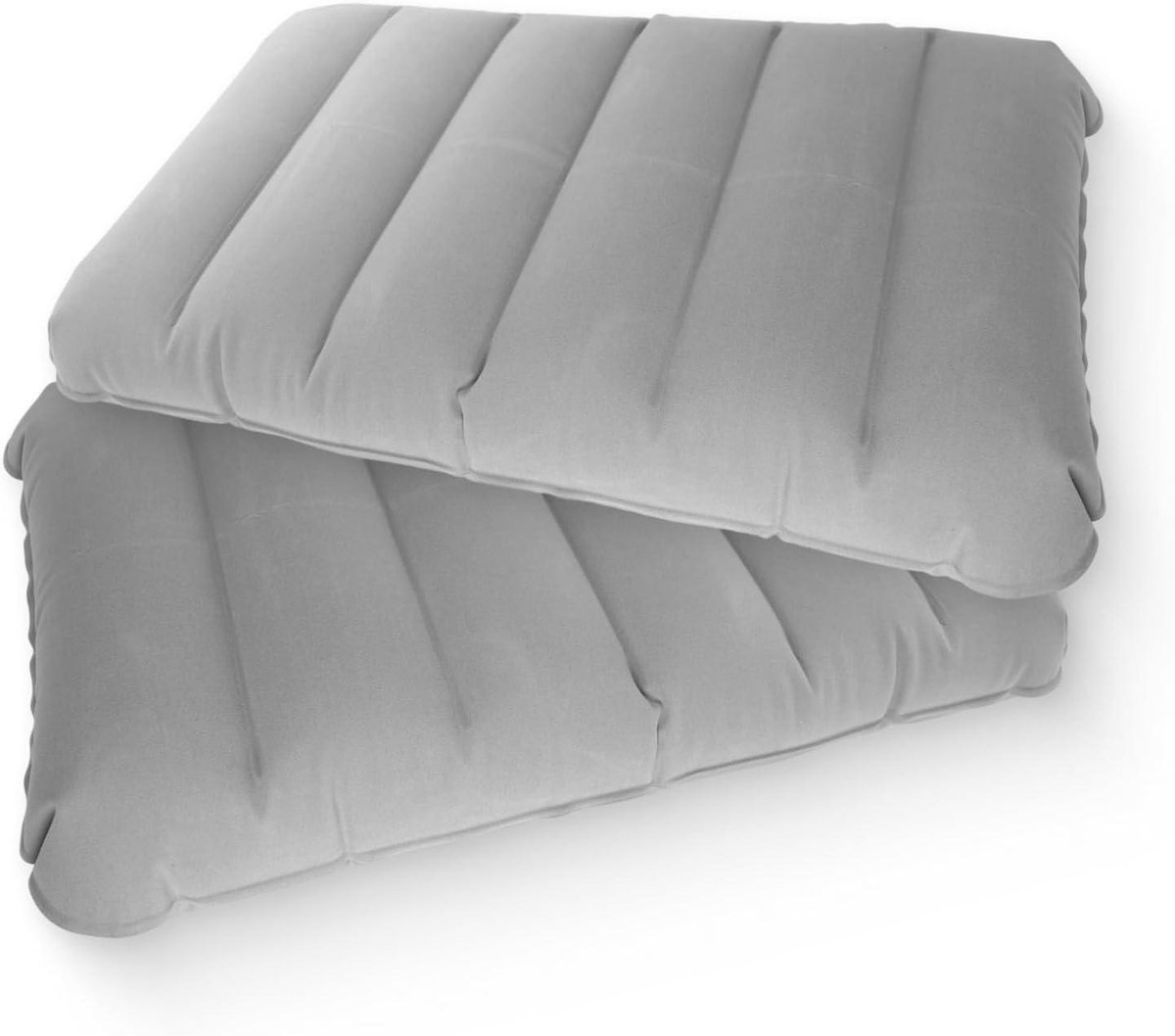 Opblaasbaar Reiskussen - Luchtkussen Zitkussen - Comfortabel Reizen - Set van Twee - 47 x 30 cm - Blauw