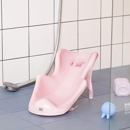 Baby Bad Inzet - Baby Zitje Bad - Veilig Baden - Antislip Zuignappen - 48x24x19.5cm - Roze — afbeelding 2