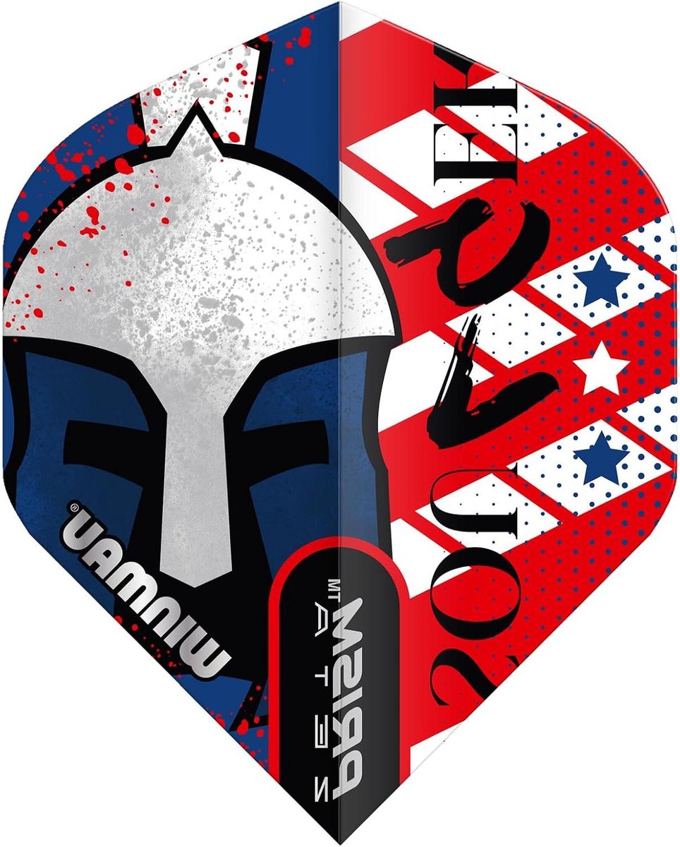 Dart Flights - Vluchten Darts - Precisie Werpen - Extra Dik Materiaal - Standard - Rood