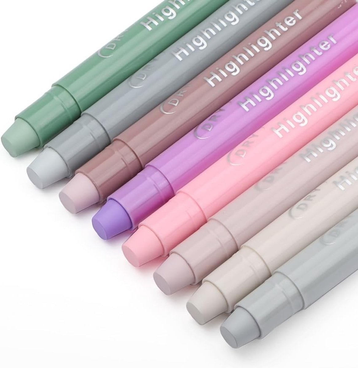 Hoogwaardige Fluorescerende Gel Markeerstiften in 8 Kleuren voor Bijbelteksten, Kleurcodering en Boekmarkering