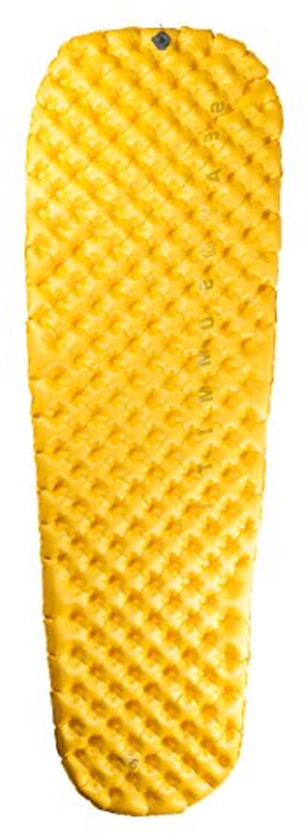 Luchtbed - Slaapmat - Kamperen - Luchtgeveerde celconstructie - 198 cm - Geel
