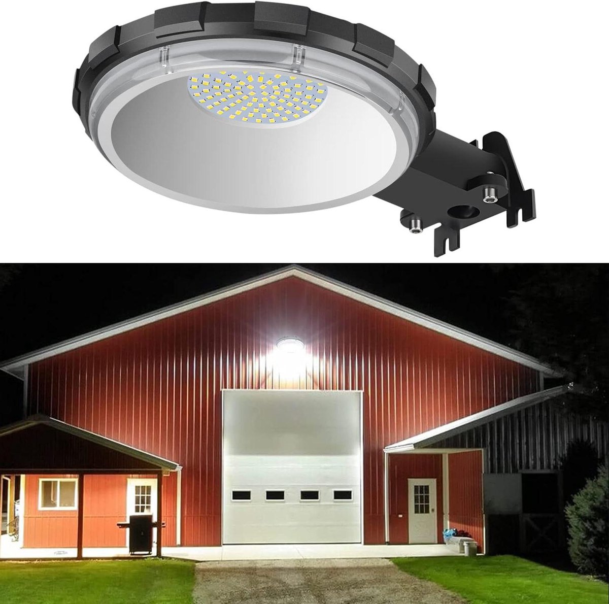 Krachtige LED Buitenlamp met Schemersensor 100W 10000LM Daglicht