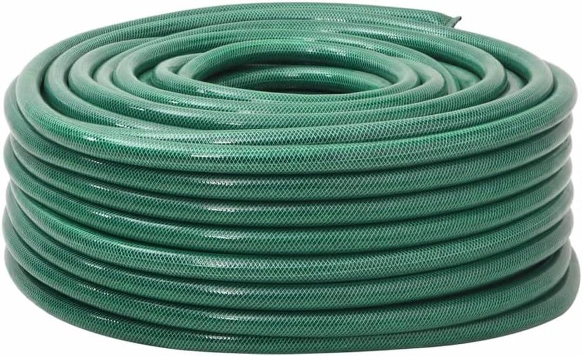 Flexibele Tuinslang 20 Meter Groen PVC - Weerbestendige Irrigatieslang voor Tuin en Besproeien