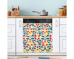Magnetische Vaatwasser Cover met Geometrisch Design 58x66 cm