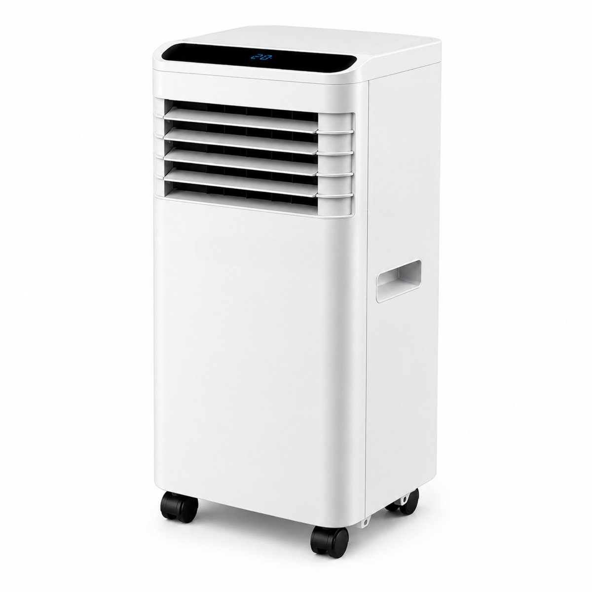 DreamGoods Mobiele Airco - 7000 BTU - 3-IN-1 Airconditioner met Afvoerslang - Verkoelen, Ventileren & Ontvochtigen - Complete Airco Set met Raamafdichtingskit
