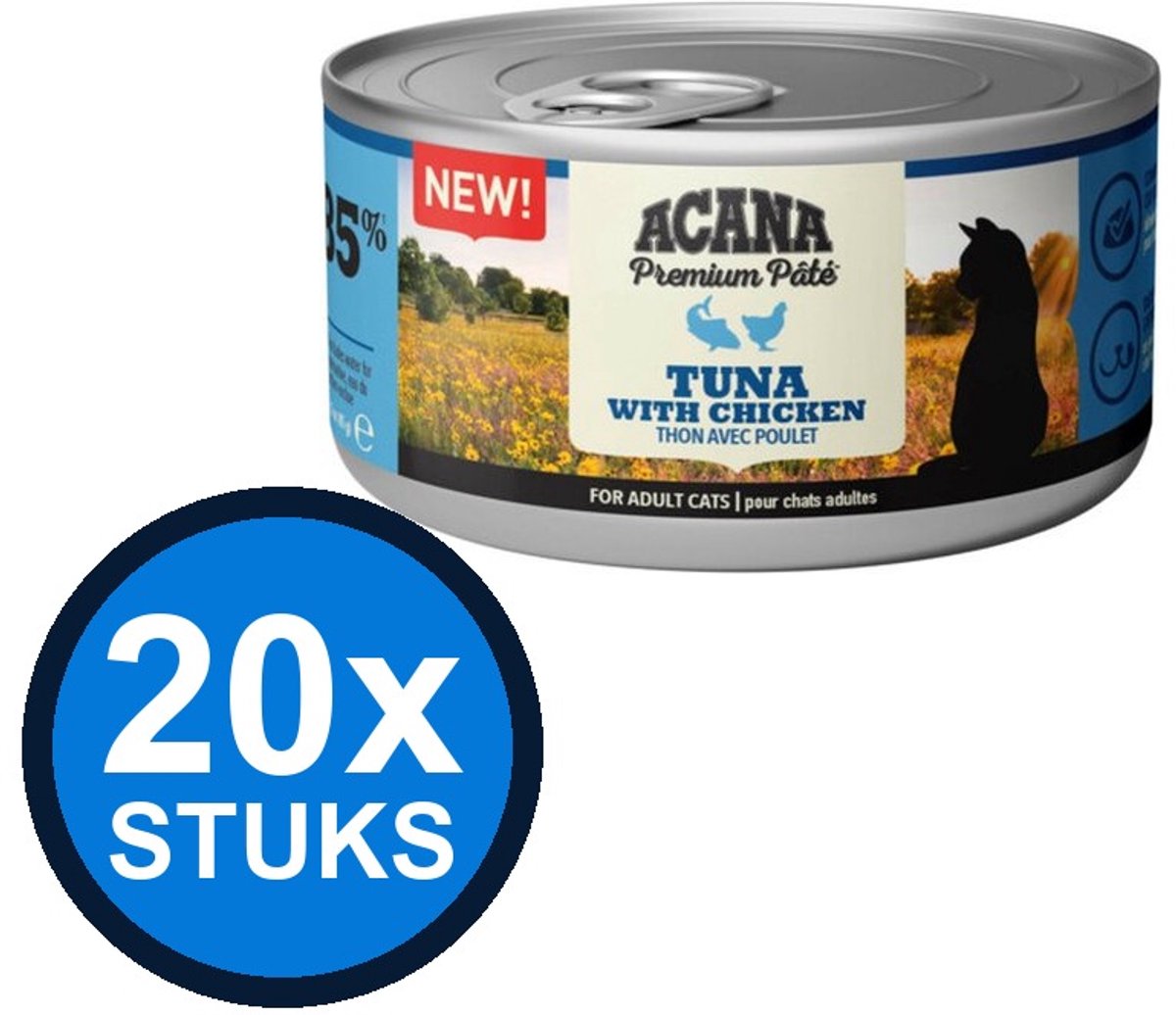 Acana Acana - Premium Pate Cat Tuna & chicken - Kattenvoer Natvoer - 85 g