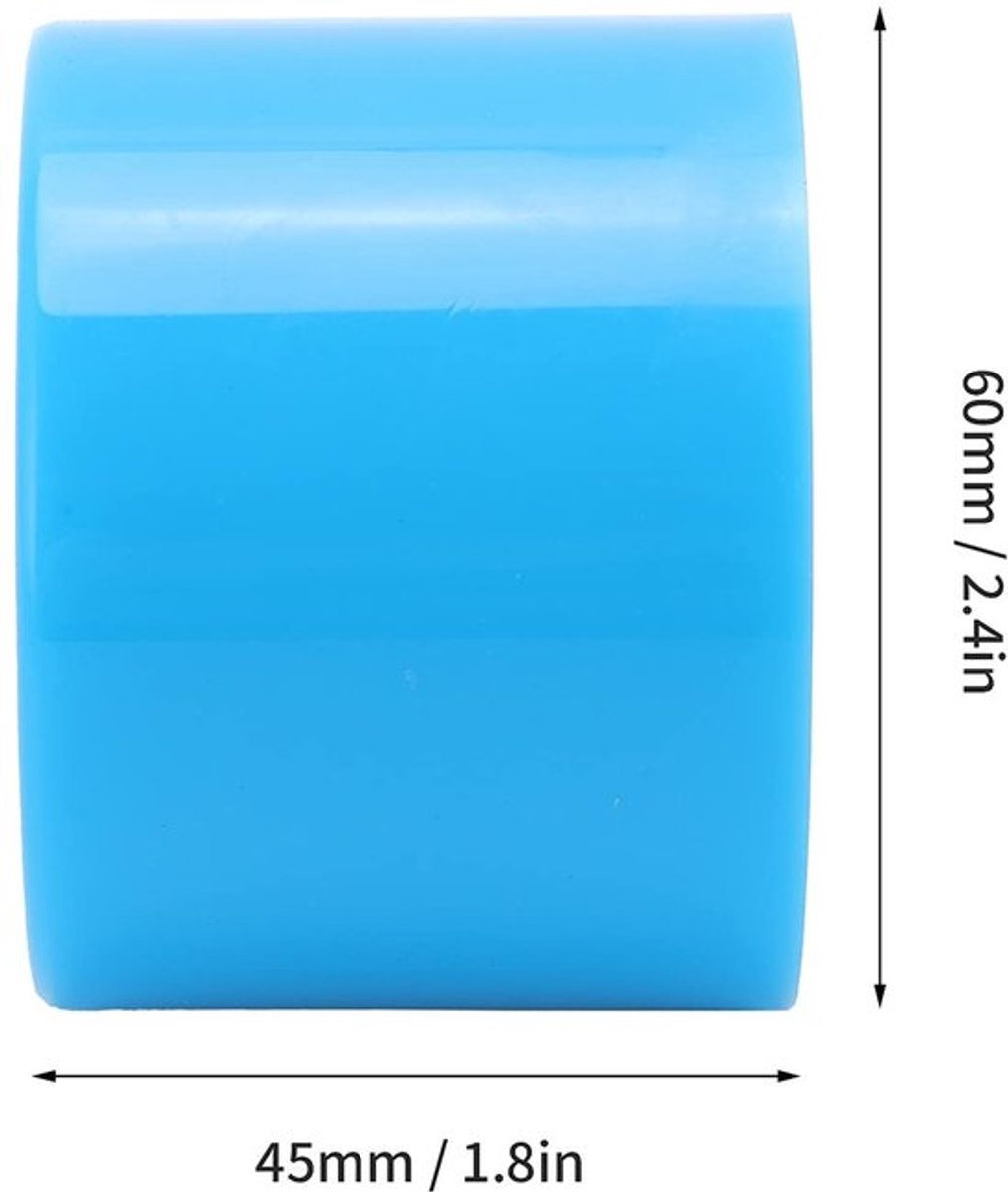 Allecto Vervangingswielen Skateboard Wielen Snelle en Glad Blauw
