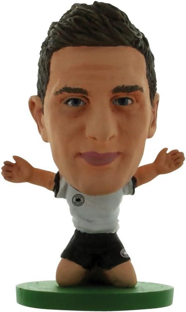 Voetbalfiguur Klose - Verzamelbeeldje Actiefiguur - Fan Collectie - Gedetailleerd Thuisshirt - 94 cm - Wit