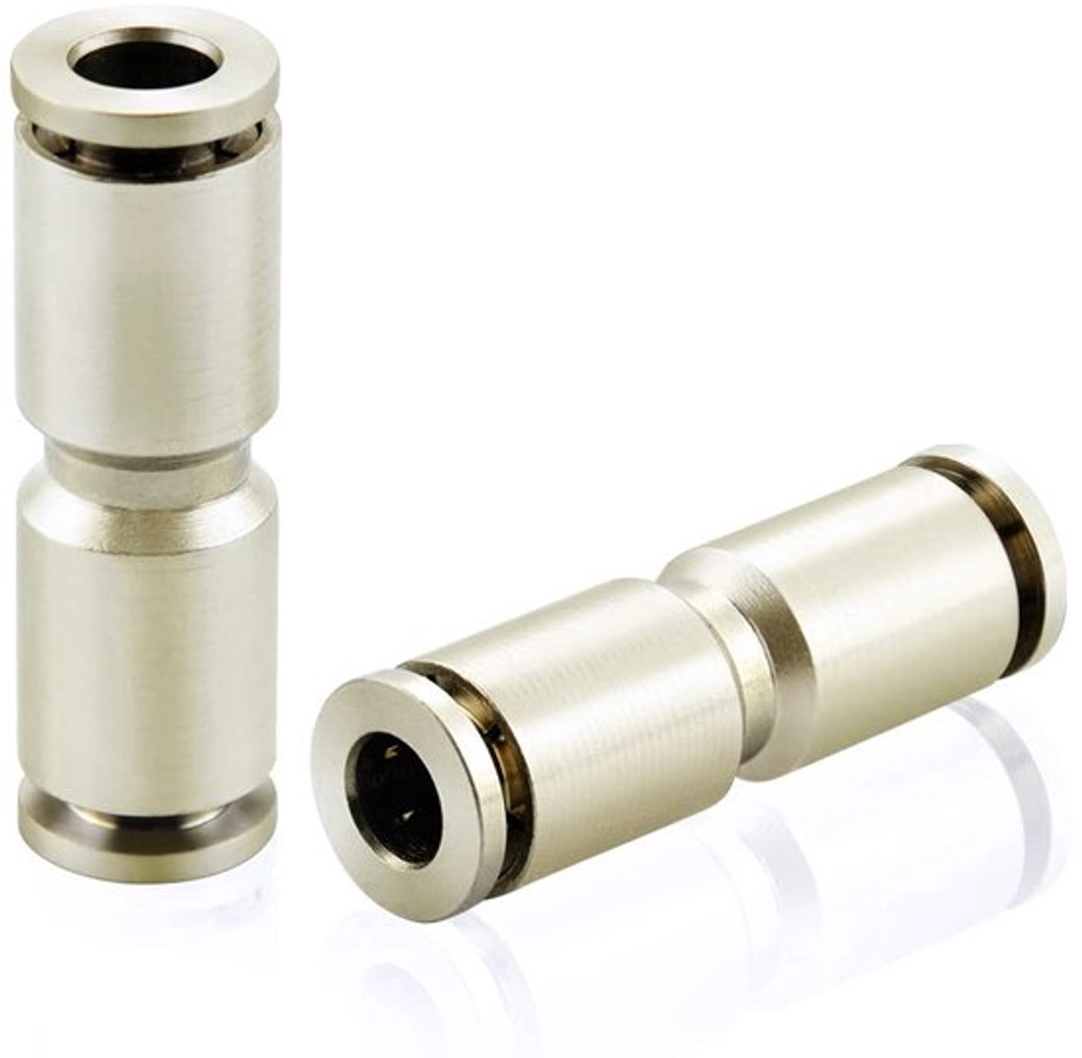 Dailygoody - Koper Connector - Pneumatische Verbinding - 6MM - Duw In
