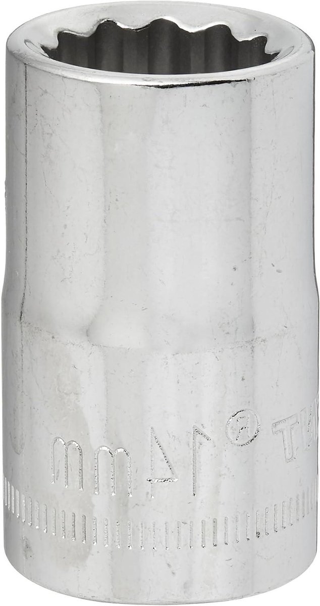Dopsleutel - Socket Sleutel - Reparaties Uitvoeren - Off-corner Loading - 14 mm - Zilver