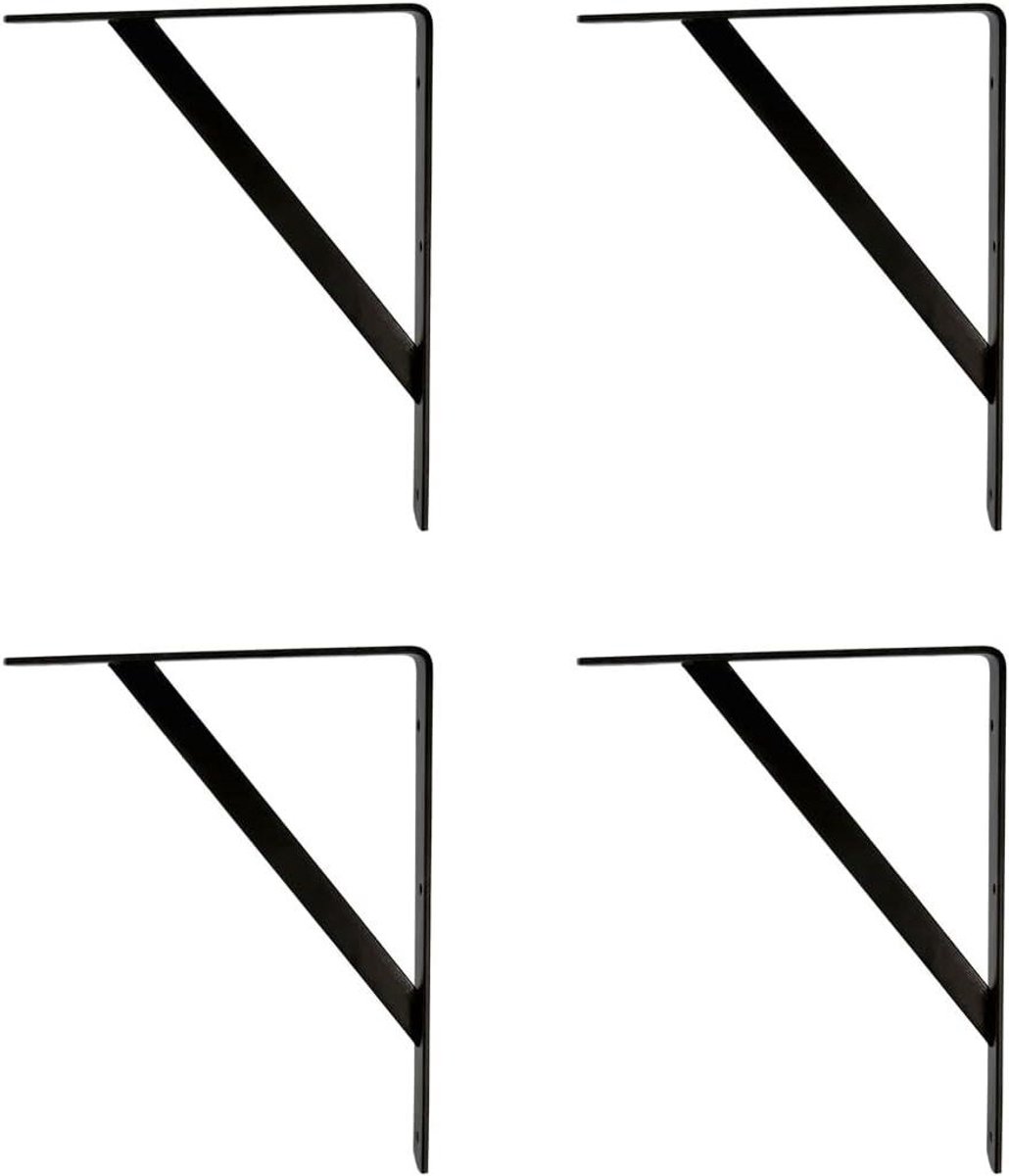 Plankdragers Set - Steunen Muur - Planken Ophangen - Robuust Staal - 300 x 225 mm - Zilverkleurig