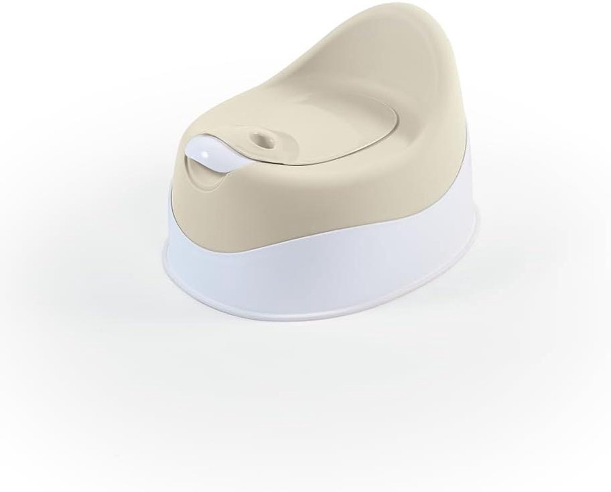 Potje - Kinderpotje Zindelijkheidstrainer - Zindelijkheidstraining - Ergonomisch Ontwerp - 38 x 30 x 2.5 cm - Relax Beige