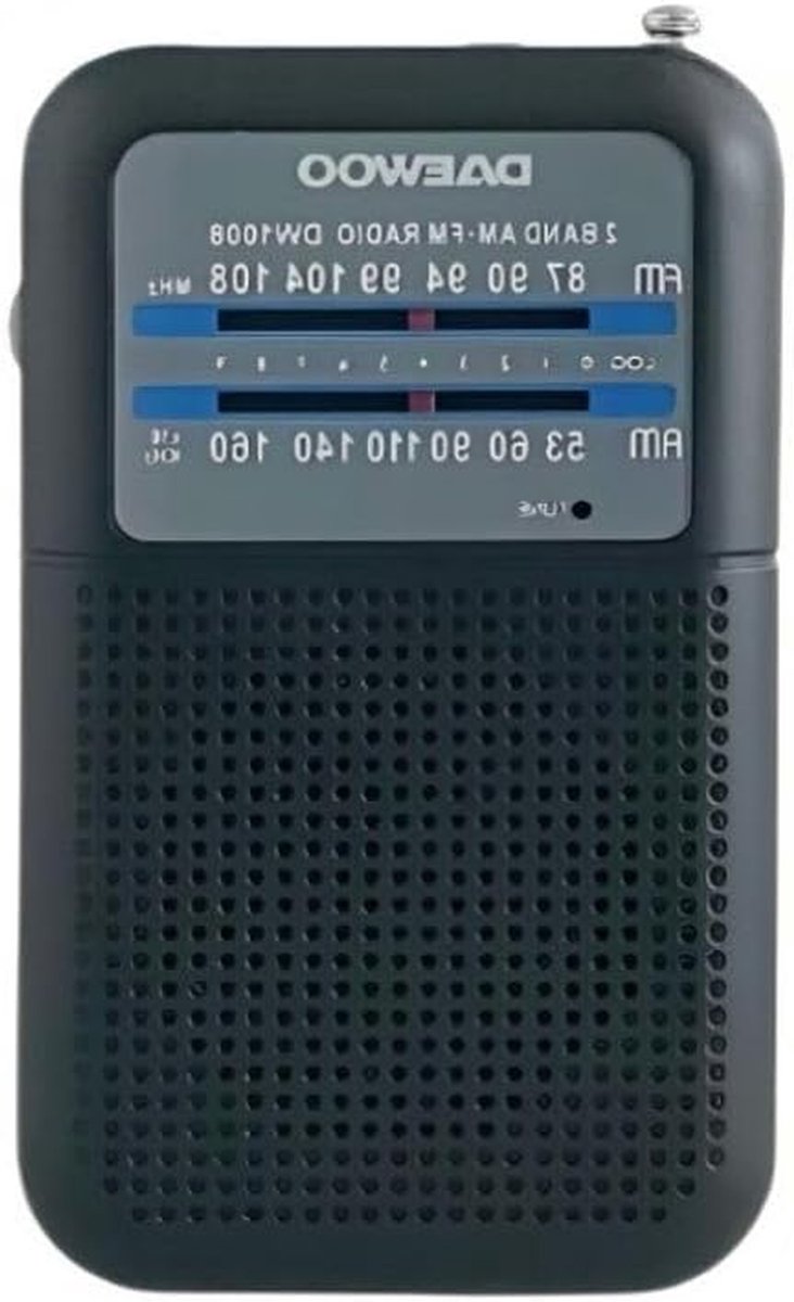 Draagbare Radio - AM/FM Radio - Muziek Luisteren - Modern Design - N.v.t. - Zwart