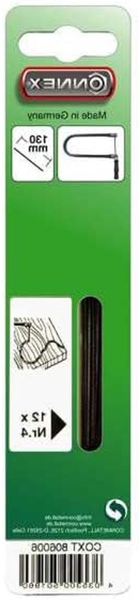 Decoupeerzaagbladen Set - Zaagbladen Hout - Precisie Zagen - 130mm Bladlengte - 12 Delig - Groen