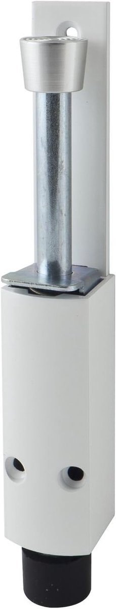 Deurvergrendeling - Deurstopper - Deur Open Houden - Robuuste Aluminium Uitvoering - 35 x 225 mm - Wit