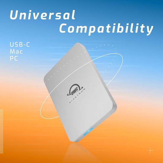 Externe SSD - Draagbare Opslag - Bestanden Opslaan - Hoge Snelheid NVMe - 2 TB - Zilver — afbeelding 2