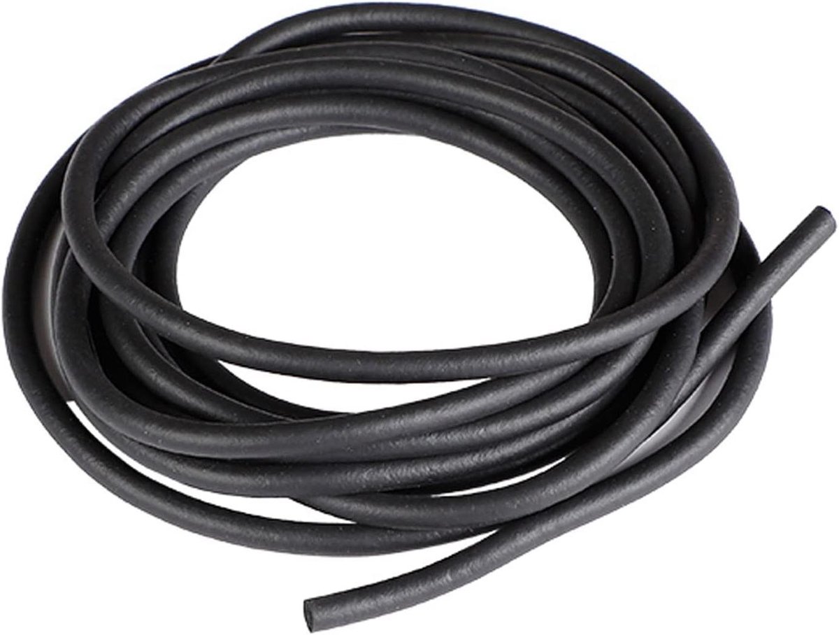 EPDM Schuimrubber Strip - Afichtingsstrip Rubber - Tochtvrij Maken - Hoge Temperatuurbestendig - 3 meter x 13 mm - Zwart