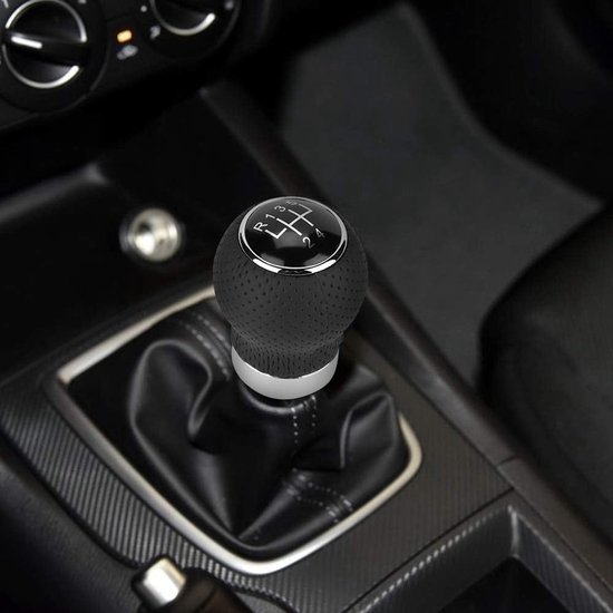 Versnellingspook Knop - Handgeschakelde Pook - Auto Rijden - Universele Pasvorm - 5 Snelheden - Chroom — afbeelding 3
