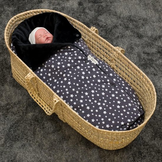 Reiswiegzak Baby - Voetenzak Kinderwagen - Baby Warm Houden - Oeko-Tex Gecertificeerd - 100 x 100 cm - Winter Sky — afbeelding 2
