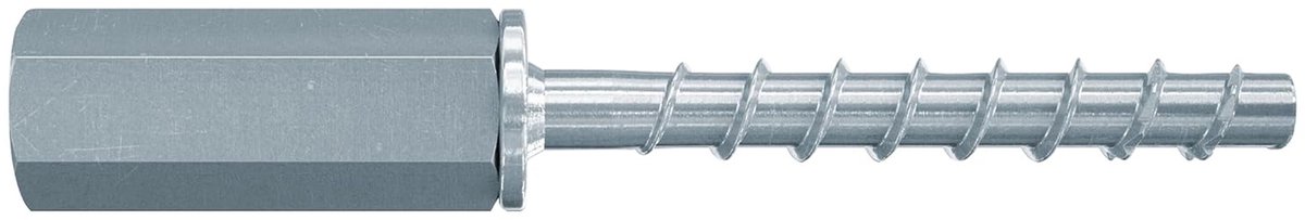 Betonschroeven met binnendraad - Betonankers Schroeven - Bevestigen van systemen - Zaagtandgeometrie - 100 stuks 6x35 - Verzinkt