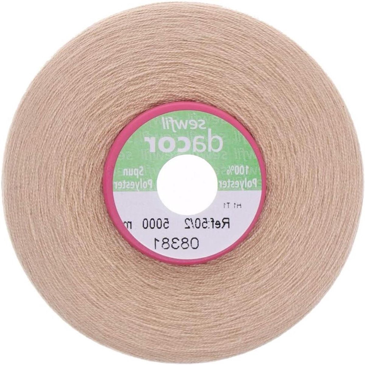 Naaigaren Polyester - Garen Set - Kleding Repareren - Hoge Kwaliteit Robuust - 5000 Meter - Lichtbeige