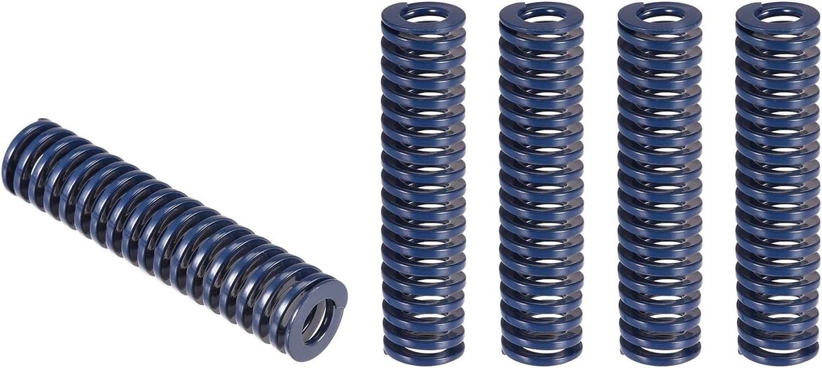 Drukveren Set - Gereedschapsveren - 3D Printer Onderdelen - Lichte Belasting - 14 mm Buitendiameter - Blauw