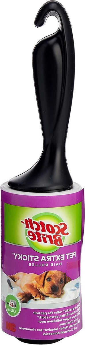 Pluisroller Huisdier - Kledingroller Haar - Verwijderen Huisdierhaar - Extra Kleefkracht - 48 Vellen - Blauw