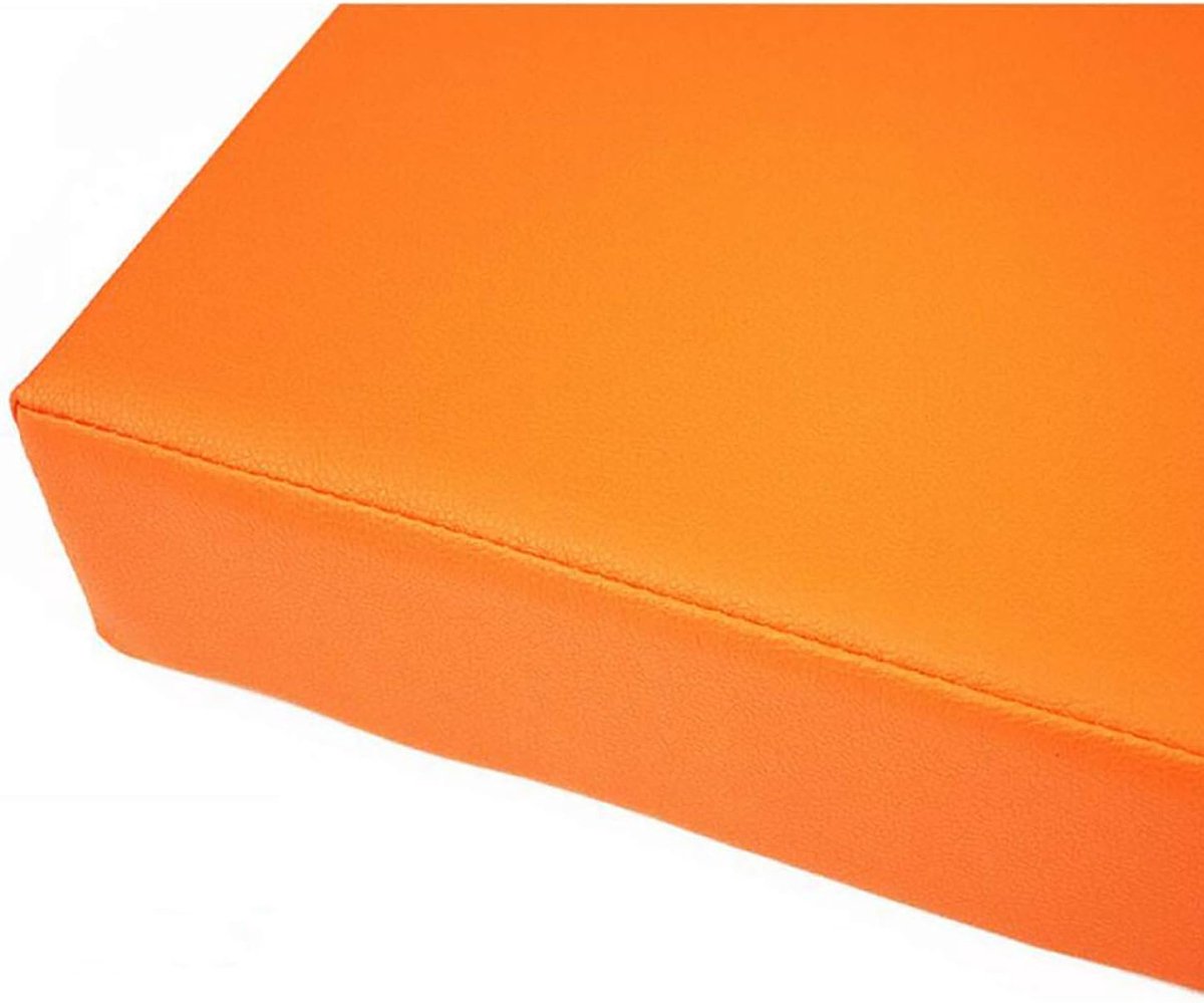 wangk Outdoor Bench Kussen Base Indoor Lange Bank Kussen Kussen Pad Venster Zitkussens Tuin Pallet Kussens Patio Meubelkussens - Oranje 80×35×5cm (31×14×2in)