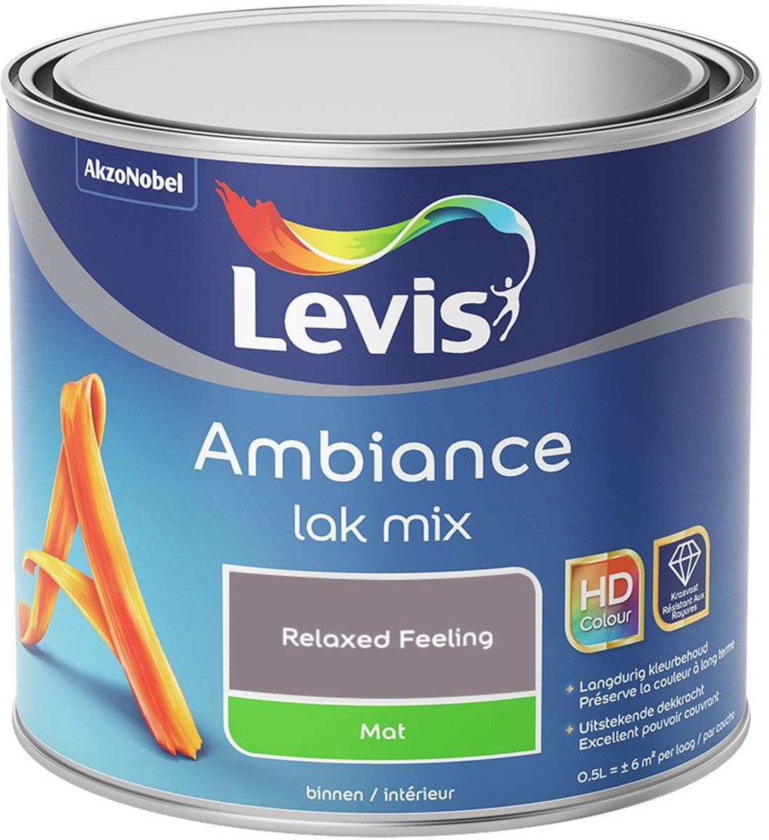 Levis - Ambiance Lak Mat Mix - Relaxed Feeling - Mengverf - 0,5 L