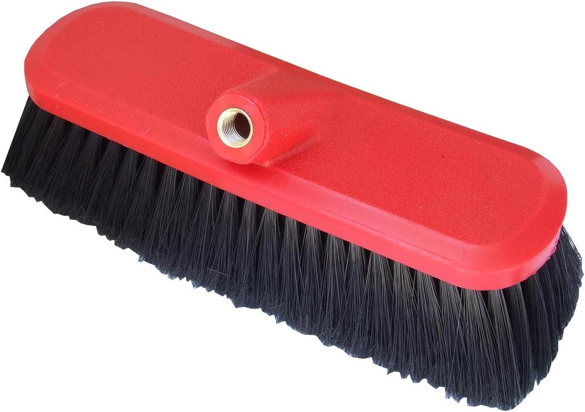 Wasborstel Voertuigen - Auto Borstel - Voertuigen Reinigen - Synthetisch Materiaal - 25 cm - Wit