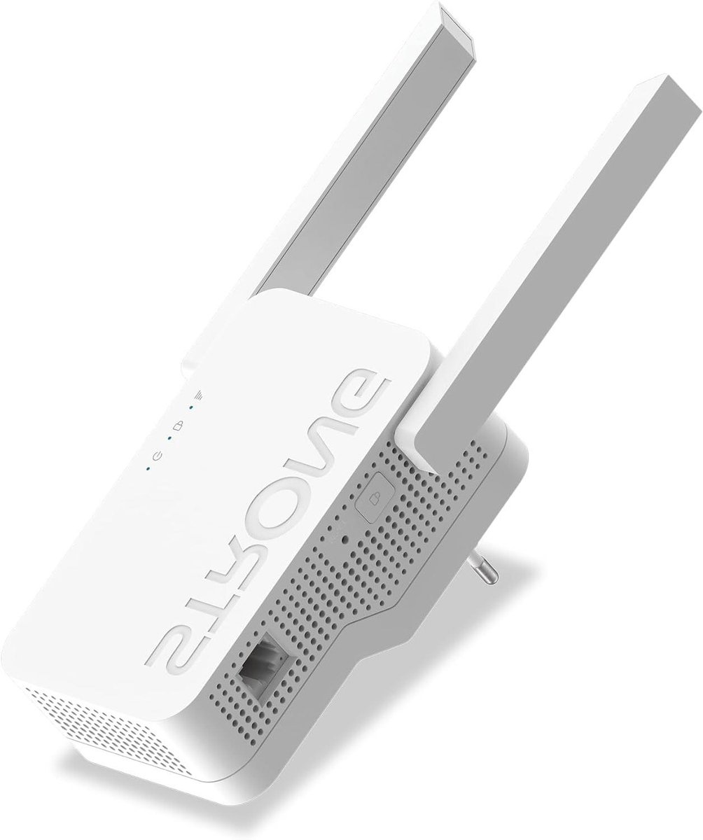 Wifi Versterker - Wifi Repeater Netwerk Extender - Wifi Dekking Uitbreiden - Wi-Fi 6 Technologie - 1800 Mbit/s - Meerkleurig