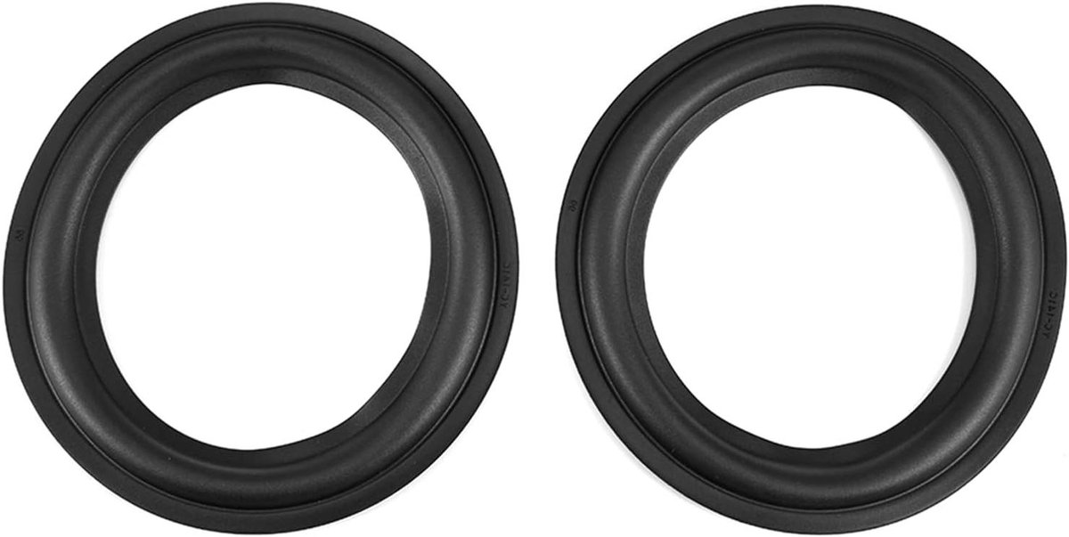 Speaker Rubber Rand - Speaker Reparatie Onderdelen - Speaker Herstellen - Duurzaam Rubber Materiaal - 6 Inch - Zwart