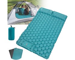 Slaapmat Voor Kamperen - Tweepersoons Slaapmat - Zelfopblazend Campingmatras - Draagbaar Luchtbed - Voor Backpacken Wandelen En Strandtenten