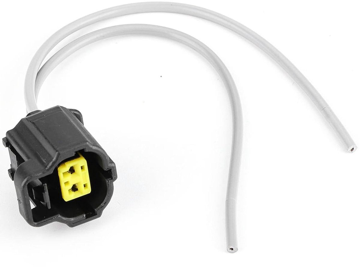 Koelmiddel Temperatuur Sensor Connector - Temperatuur Sensor Plug - Auto Reparatie - Directe Vervanging - 9.07 g - Zwart