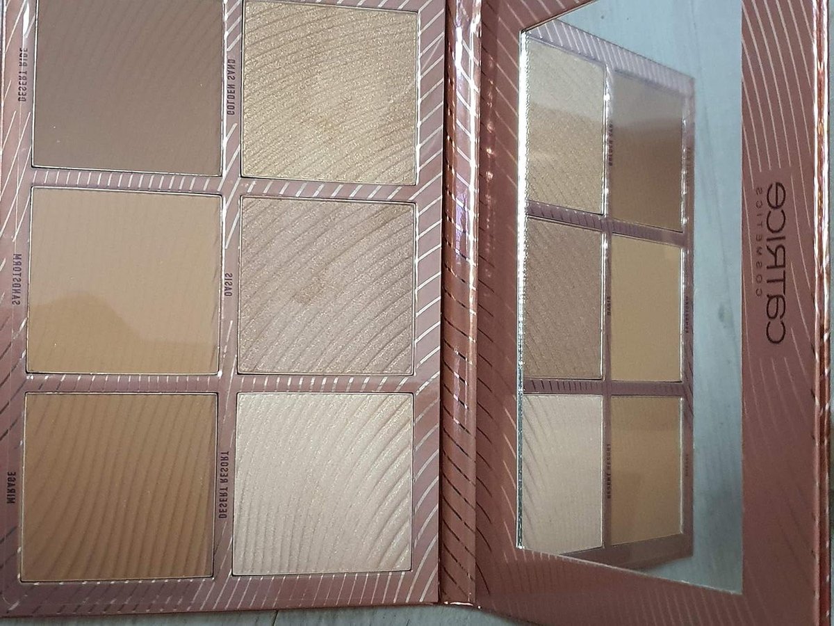 Bronzing & Highlighting Palette - Gezichtsmake-up Palet - Gezicht Stralend Maken - Zes Complementaire Kleuren - 15g - Veelkleurig