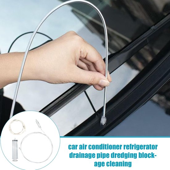 Afvoerreinigingsborstel Antislip Ac Vent Cleaning Tool Flexibele Baggeren Tool Draagbare Huishoudelijke Gadgets Lange Pijp Reinigers Afvoerborstel Spiraal Pijp Cleaner Waterslang Cleaner afvoer — afbeelding 3
