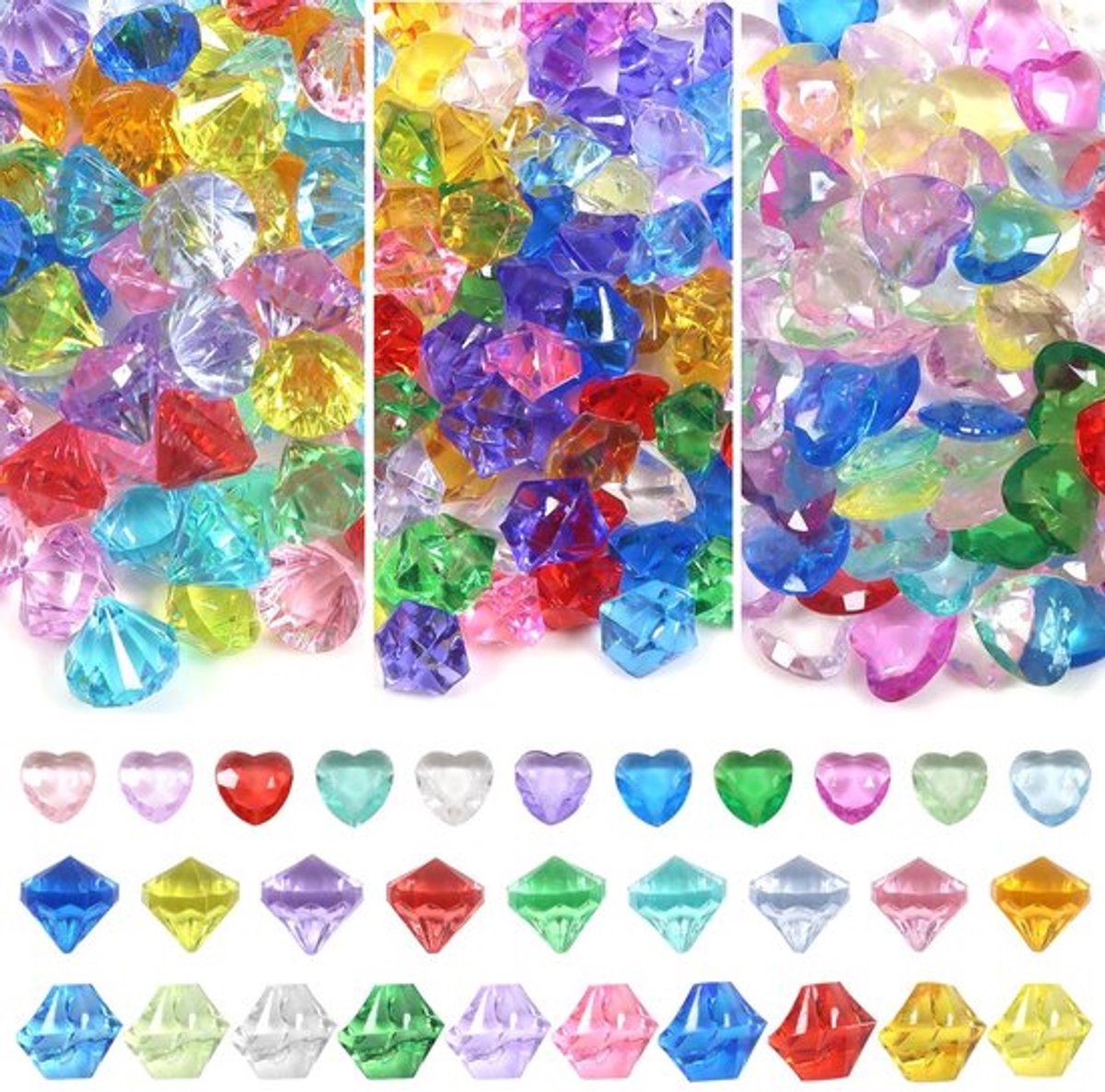 Allecto - Acryl diamanten - Decoratieve kristallen - 300 stuks