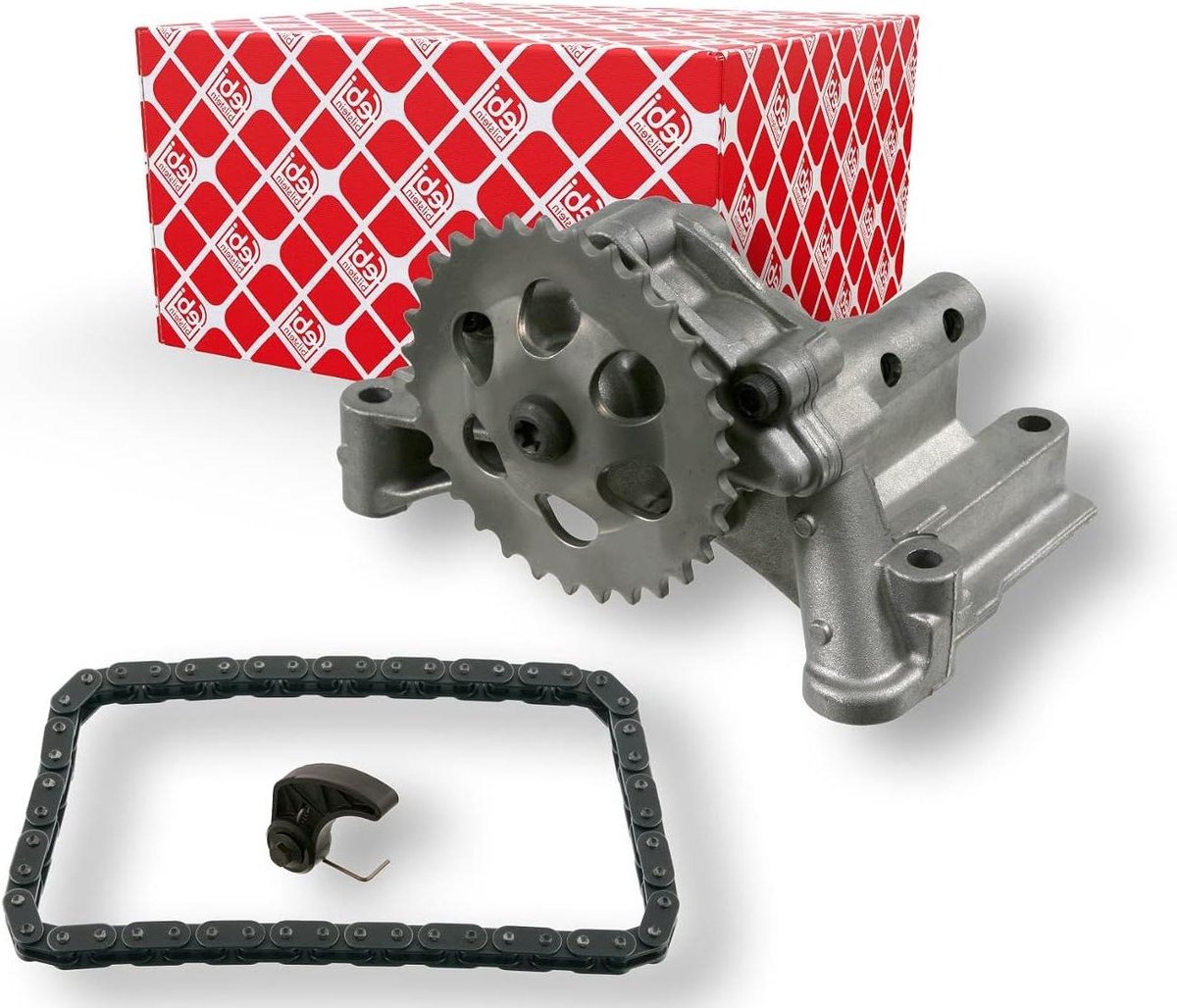 Oliepomp set - Kettingpomp Motorpomp - Motoronderhoud - Met ketting en glijrail - 129 kg - Niet gespecificeerd