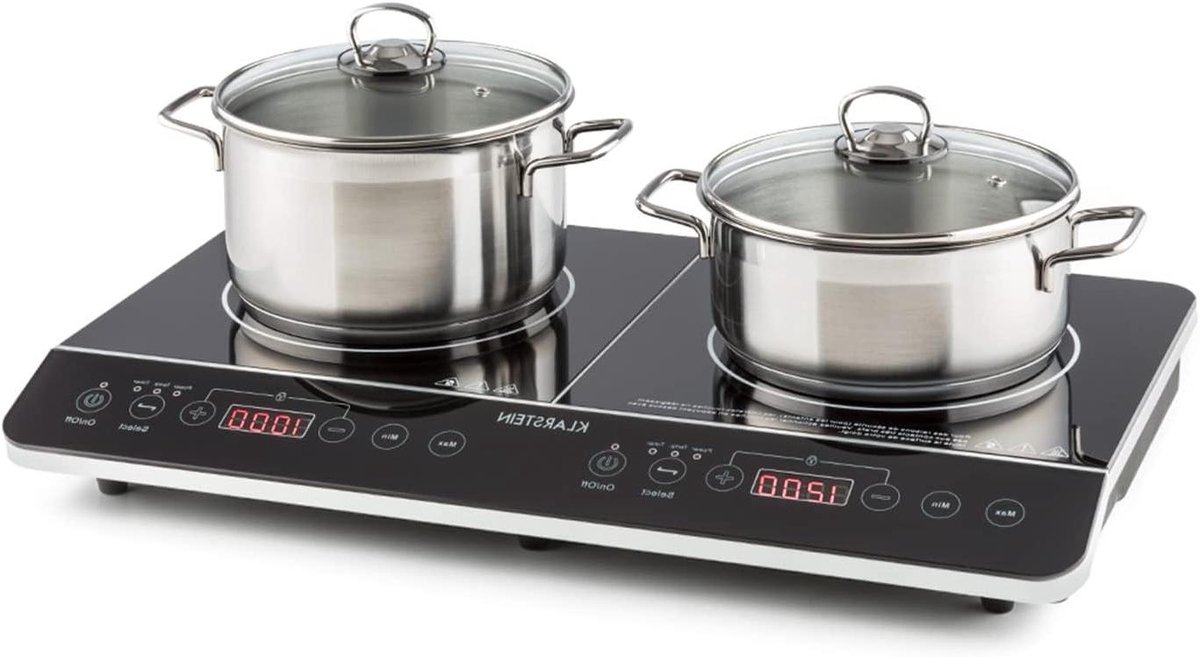 Inductie Kookplaat - Elektrische Kookplaat - Koken aan Huis - Dubbele Zone - 3500 Watt - Zwart