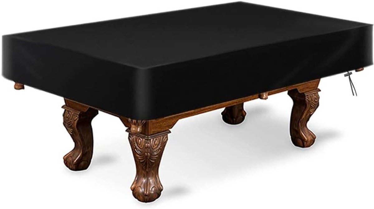 Pooltafel Hoes - Biljart Tafelkleed - Tafel Beschermen - Waterdicht Oxford Doek - 9 voet (284 cm) - Zilver