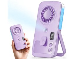 Sounix Ventilator - Tafelventilator - Draagbare Mistventilator met Nevel - Stille Mini Ventilator…