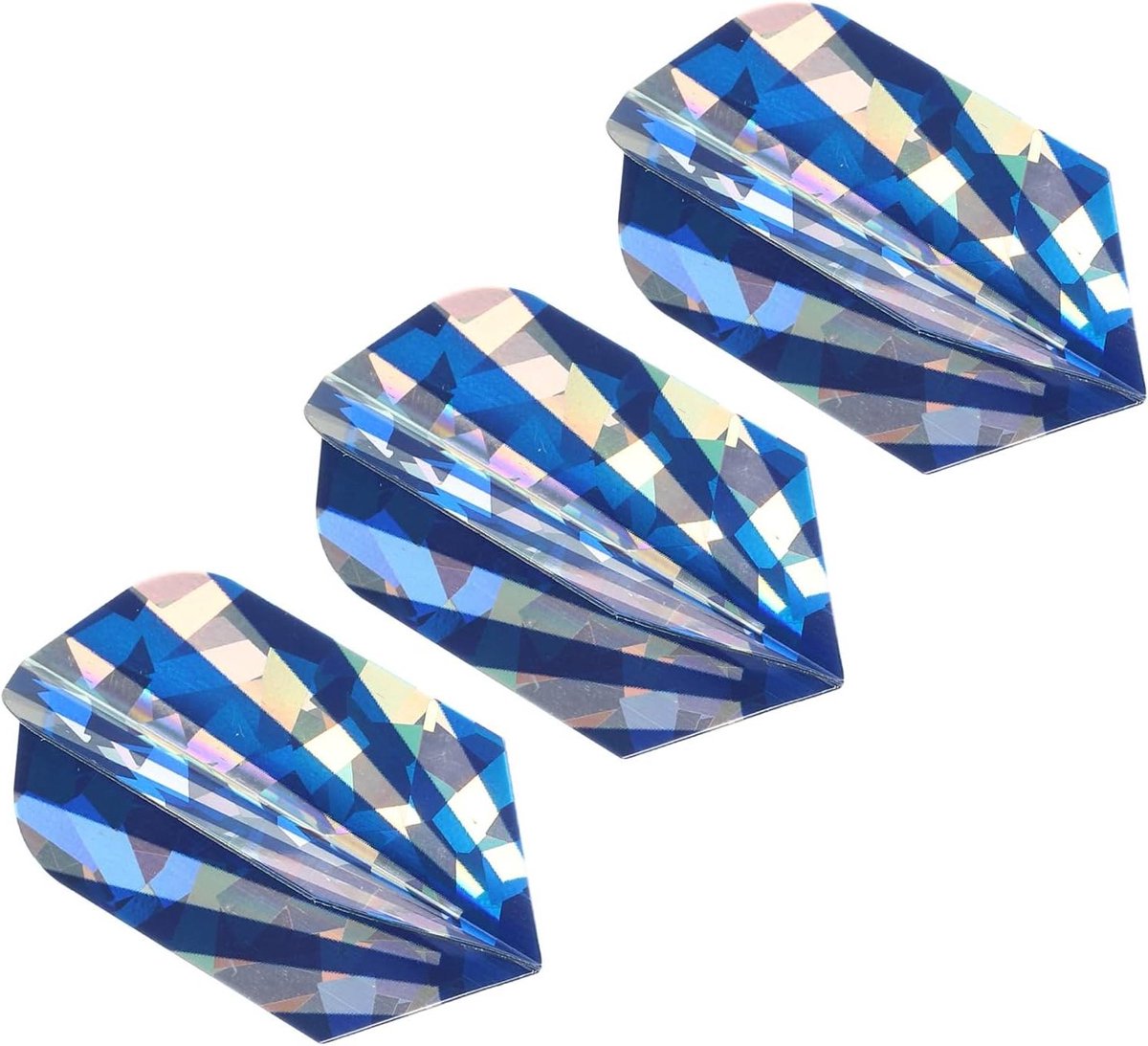 Dart Flights - Dart Accessoires - Precisie Werpen - Uniek Design - 44 mm - Blauw
