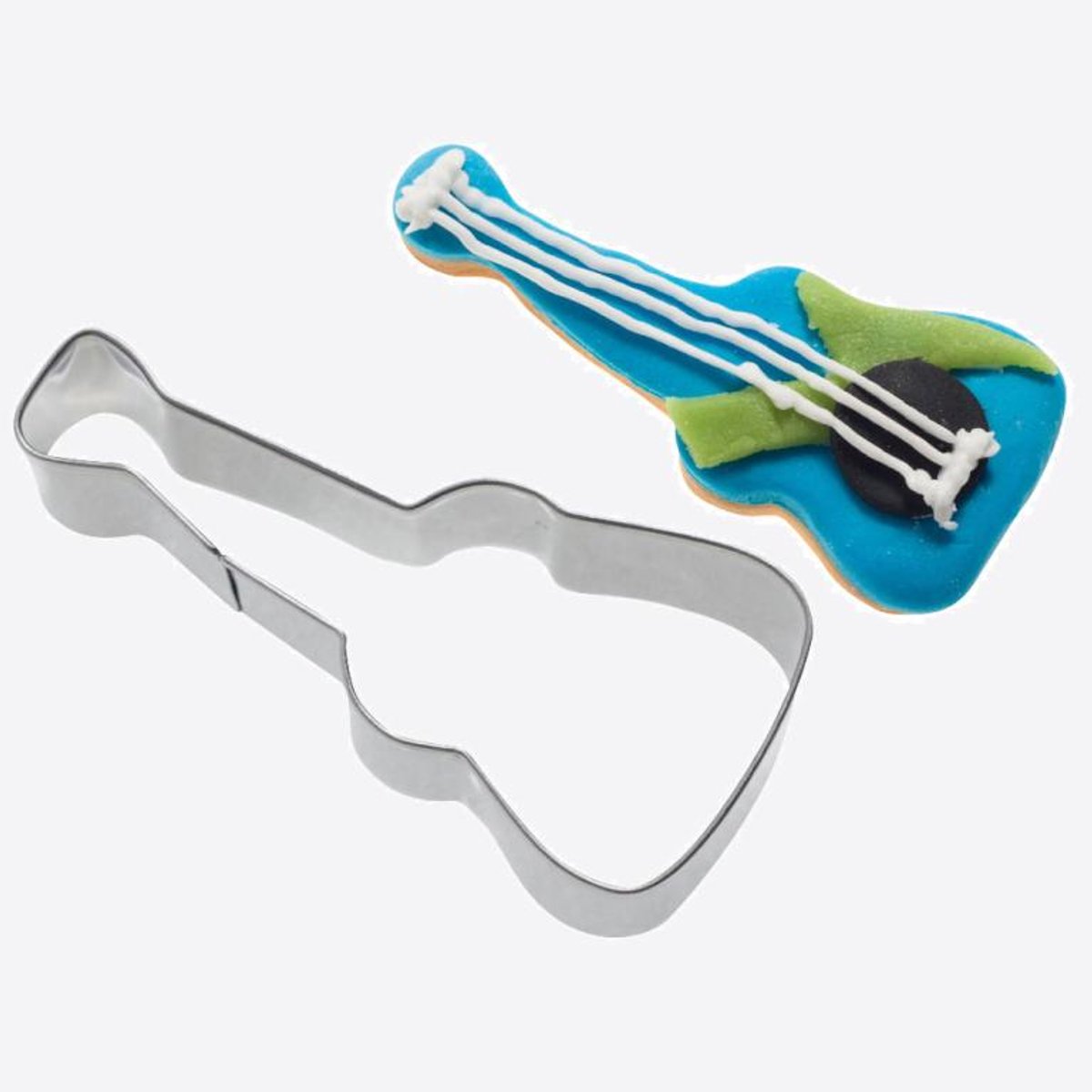 Westmark uitsteekvorm uit rvs gitaar 8.1x3.5x2.2cm