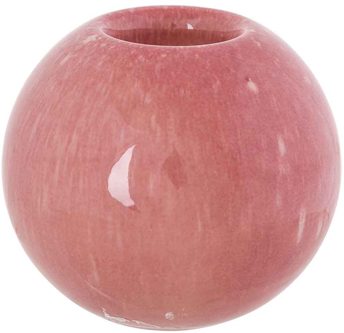 Cosy @ Home Theelichthouder Reactive Glazing Roze 12