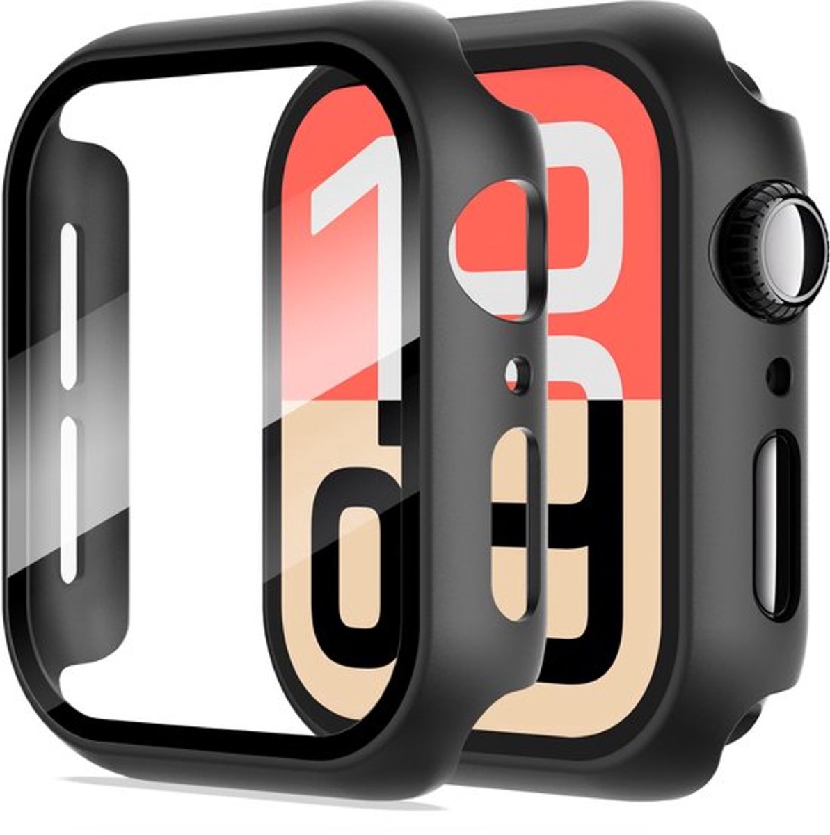 Dailygoody - Case voor Apple Watch 40mm - Gehard Glas - HD Allround
