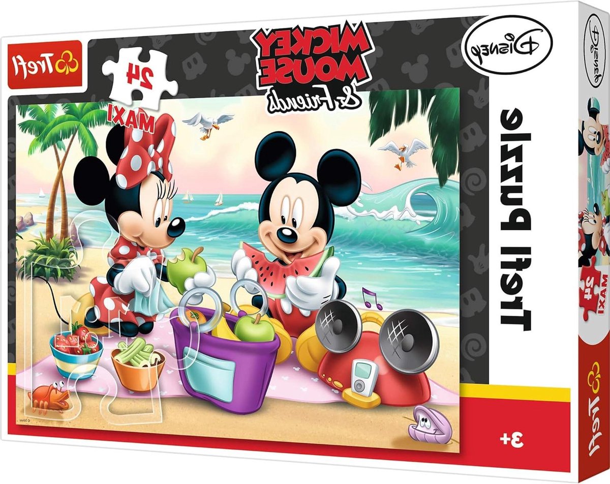 Maxi Puzzel - Grote Legpuzzel - Kinderen Leren Spelen - 24 Extra Grote Stukjes - 60 x 40 cm - Gekleurd